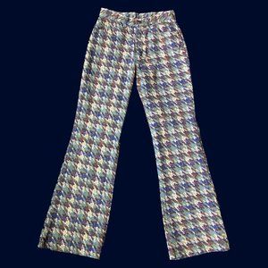 Vintage 70s Maverick Herringbone Flare Jeans